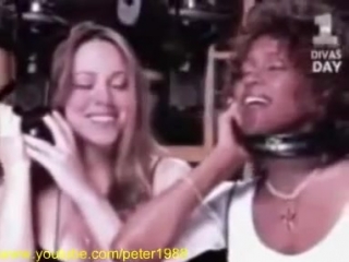 mariah carey whitney houston making the video for when you believe big tits big ass mature