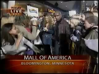 mall of america - through the rain