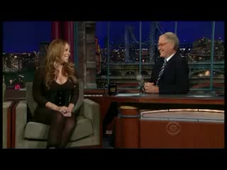 mariah on the david letterman show interview