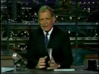 david letterman show - interview